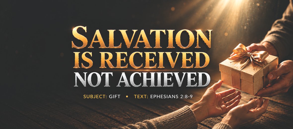 Series Messages: Salvation Is Received, Not Achieved